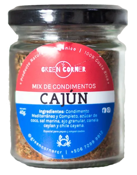 MIX CAJUN GREEN CORNER 40G