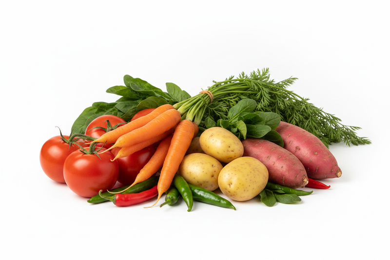 Canasta Básica de Vegetales - Vista Frontal