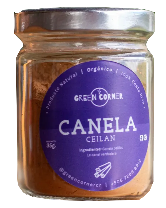 CANELA EN POLVO GREEN CORNER FRASCO 40G