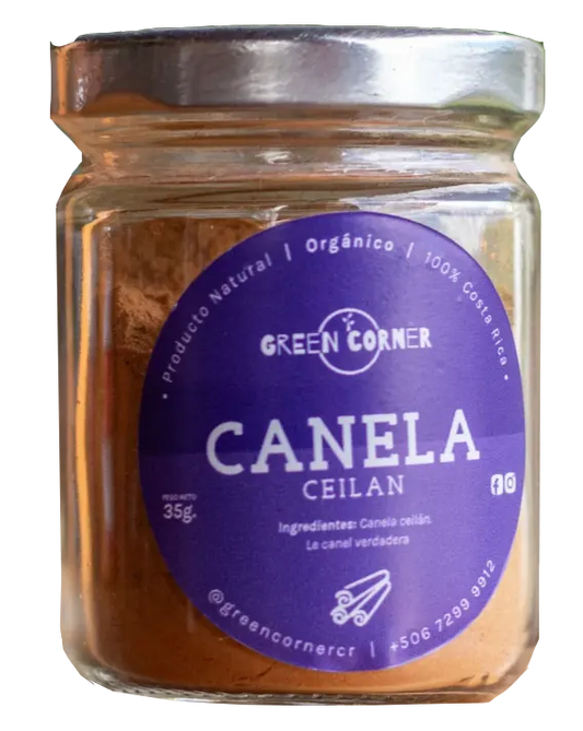 CANELA EN POLVO GREEN CORNER FRASCO 40G