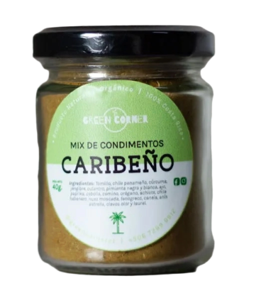 MIX DE CONDIMENTOS CARIBEÑO GREEN CORNER FRASCO 40G