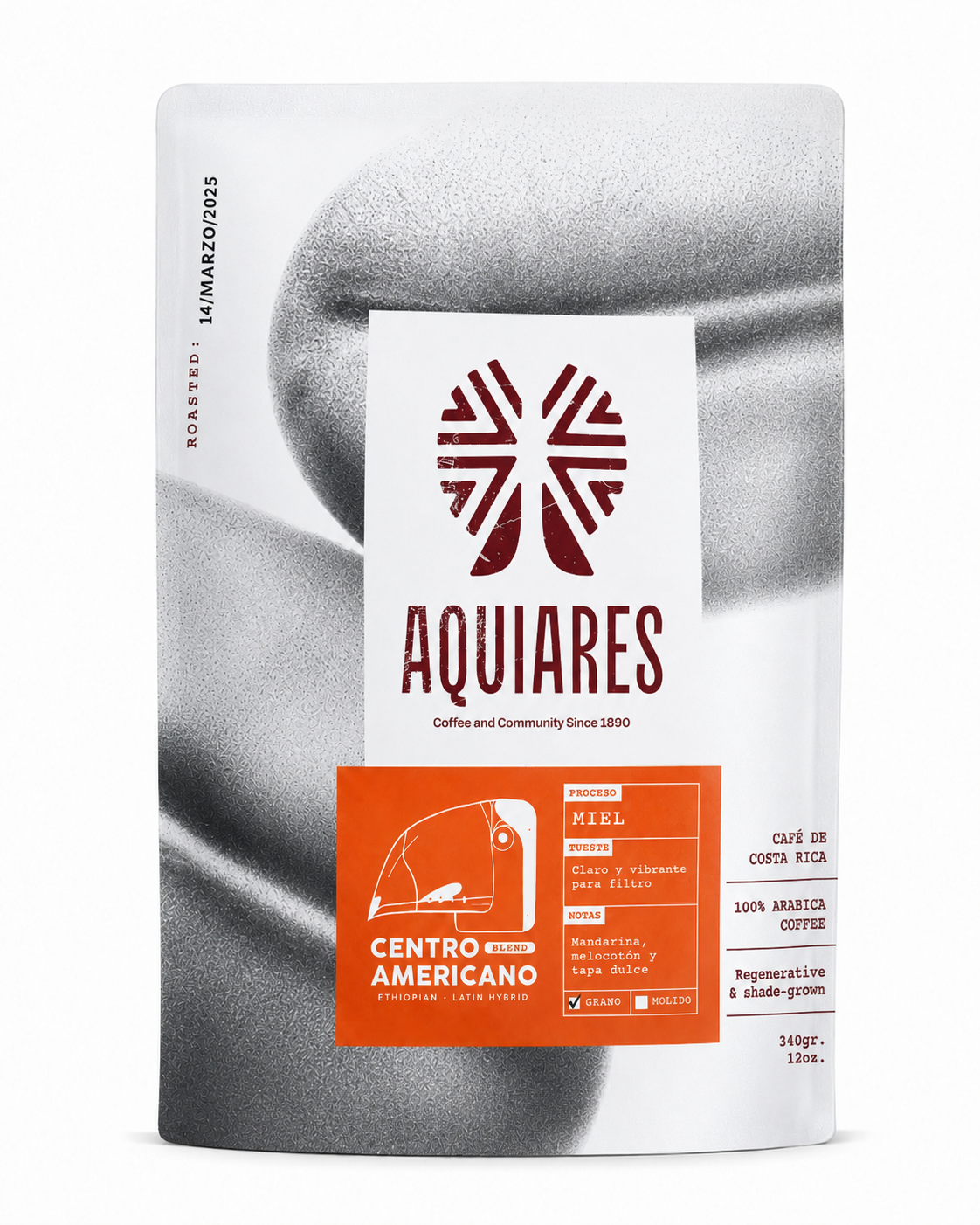 CAFÉ MOLIDO CENTROAMERICANO AQUIARES 250g