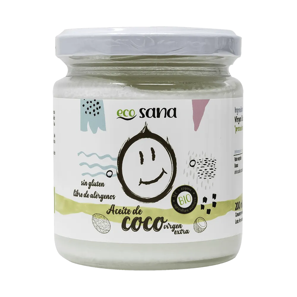 ACEITE DE COCO EXTRA VIRGEN ECOSANA 200ml