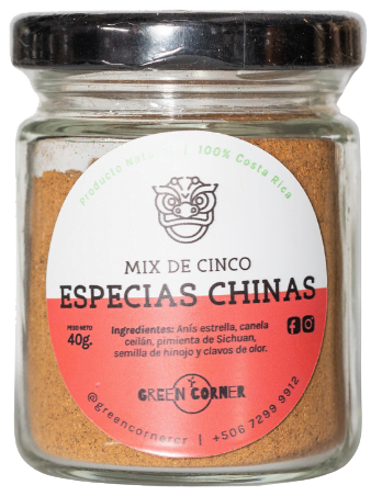 5 ESPECIAS CHINAS GREEN CORNER FRASCO 40G