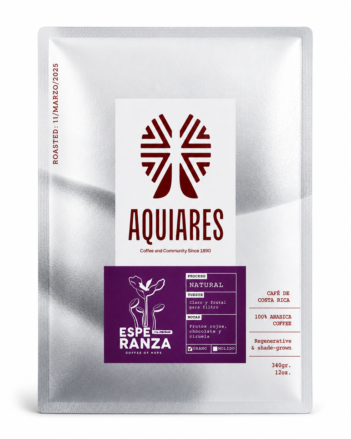 CAFÉ GRANO ESPERANZA AQUIARES 250G