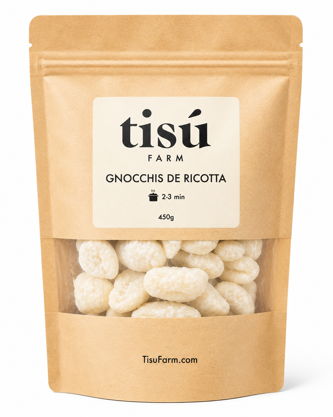 GNOCCHIS DE RICOTTA TISÚ 450G