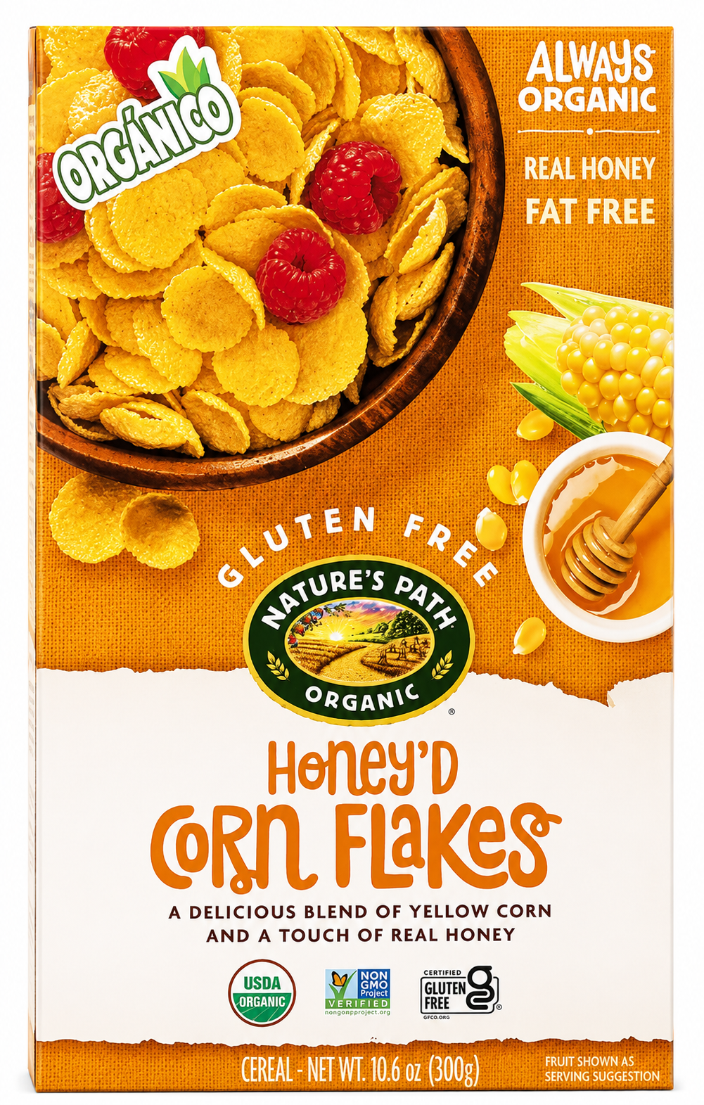 CEREAL ORGÁNICO  HONEY CORN NATURE PATH 300g