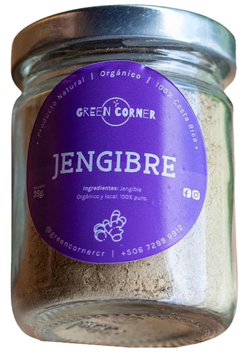 JENGIBRE GREEN CORNER  FRASCO40G