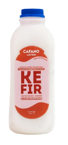 LECHE KEFIR BERRIES CAFANO 1L