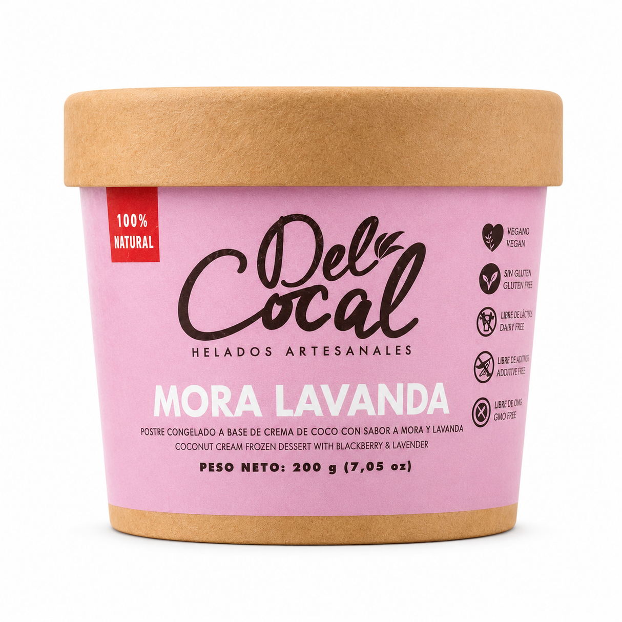 HELADO MORA LAVANDA DEL COCAL 200G