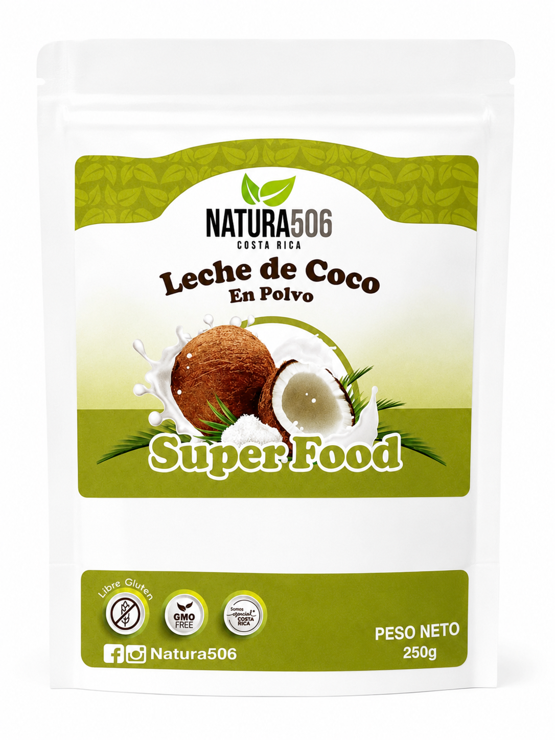 LECHE DE COCO EN POLVO - NATURA 506 - 250G