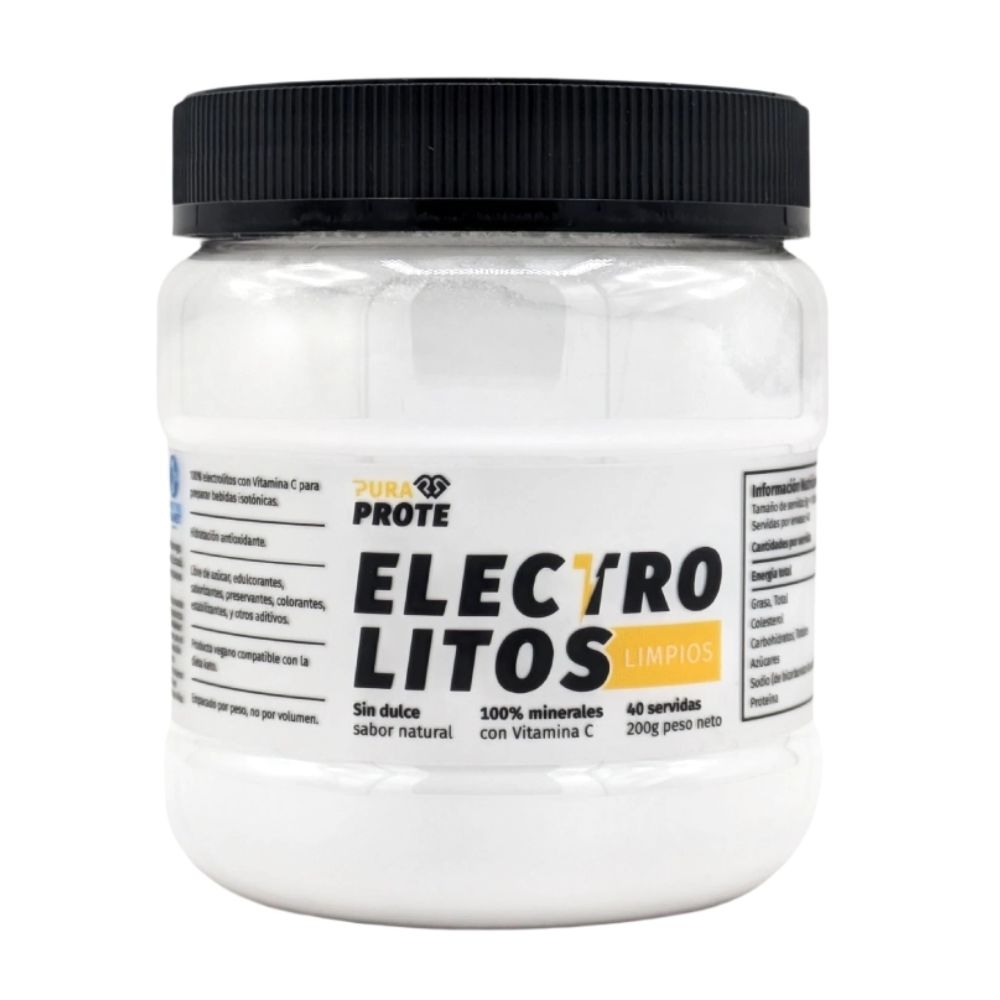 ELECTROLITOS LIMPIOS PURA PROTE 200g