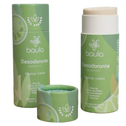 DESODORANTE BARRA PEPINO LIMON BAULA 70G
