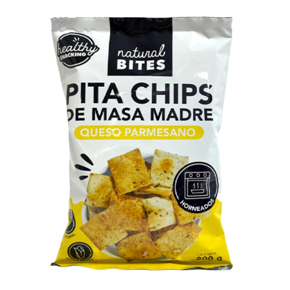 PITA CHIPS QUESO PARMENSANO NATURAL BITES 200G