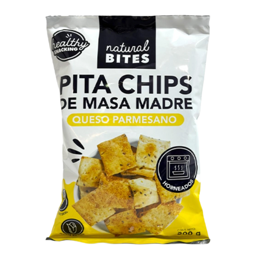 PITA CHIPS QUESO PARMENSANO NATURAL BITES 200G