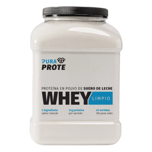 PROTEINA SUERO DE LECHE WHEY PURAPROTE3lb
