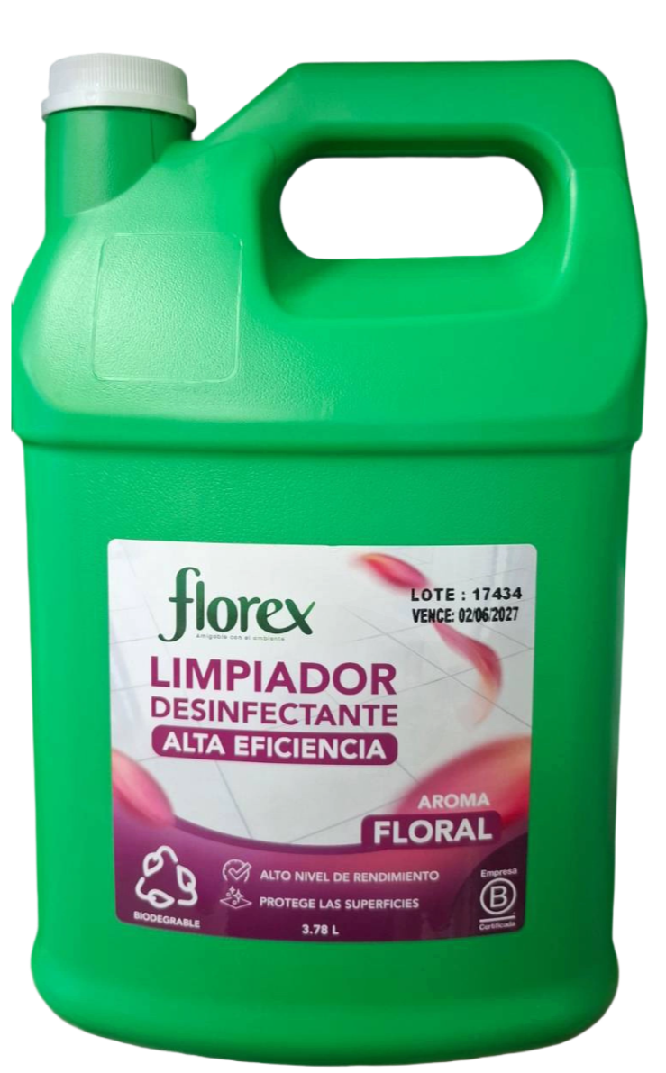 LIMPIADOR ALTA EFICIENCIA FLORAL FLOREX 3.78L