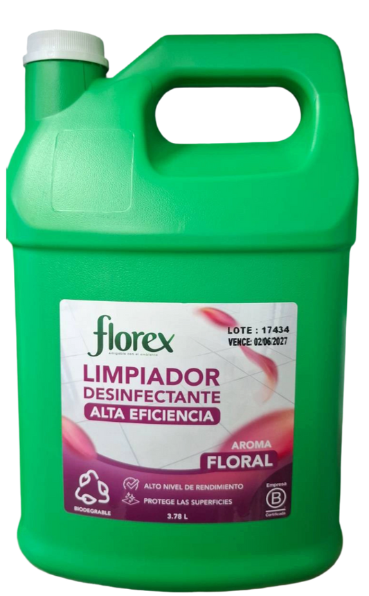 LIMPIADOR ALTA EFICIENCIA FLORAL FLOREX 3.78L