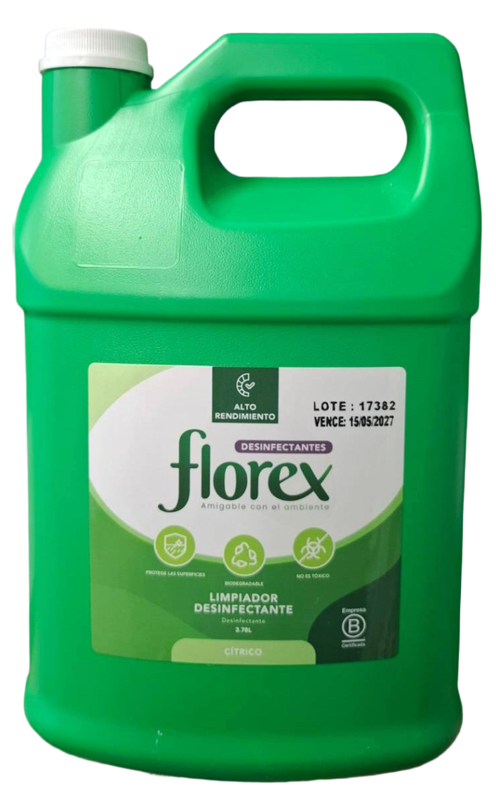DESINFECTANTE CITRICO FLOREX 3.78L