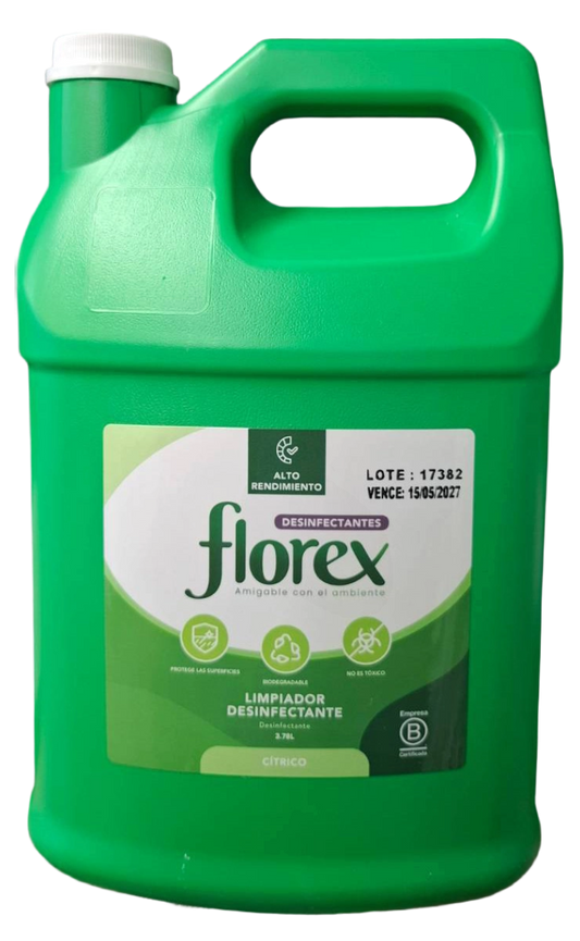 DESINFECTANTE CITRICO FLOREX 3.78L