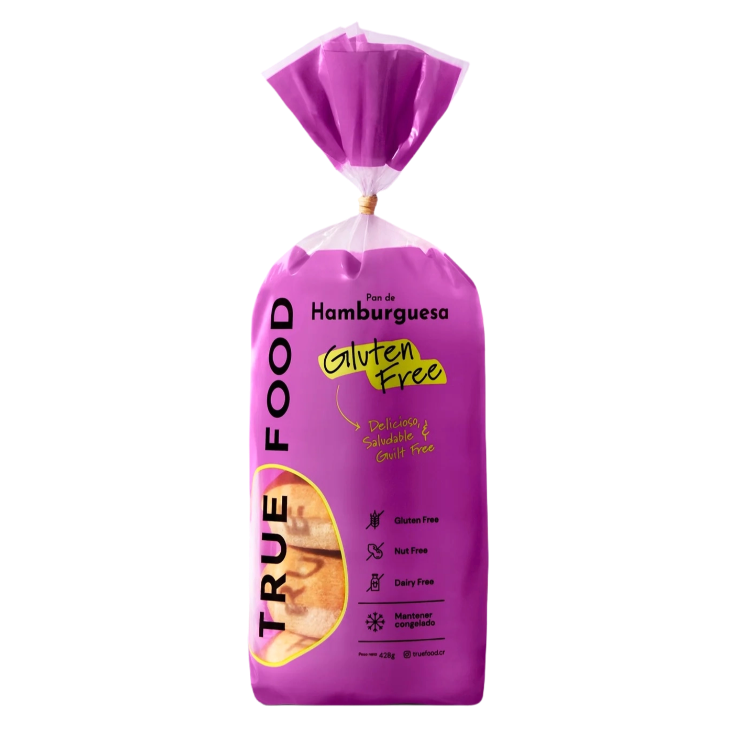 PAN HAMBURGUESA SIN GLUTEN TRUE FOOD 428G