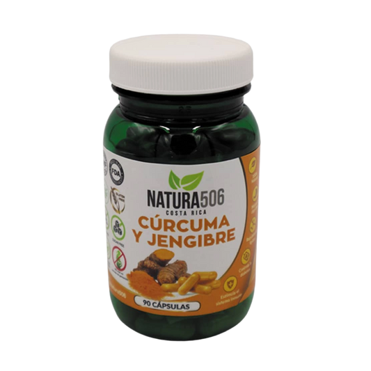 CÁPSULAS CÚRCUMA JENGIBRE NATURA 506  - 90 CÁPSULAS