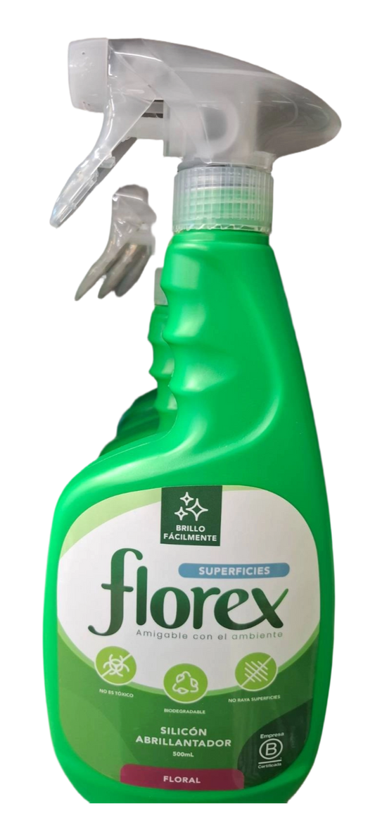 SILICON ABRILLANTADOR FLORAL  - FLOREX 500ML