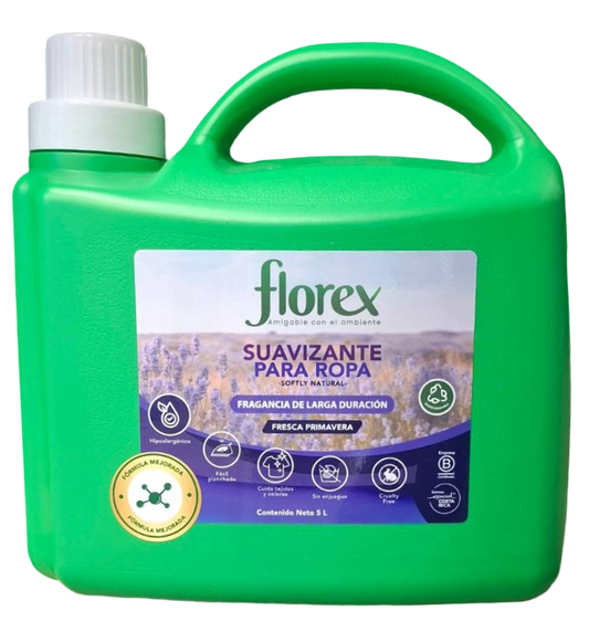 SUAVIZANTE ROPA FRESCA PRIMAVERA - FLOREX 2.8L