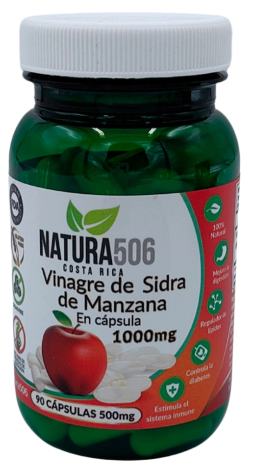 PASTILLA VINAGRE DE SIDRA DE MANZANA 1000MG NATURA 506 90 CÁPSULAS