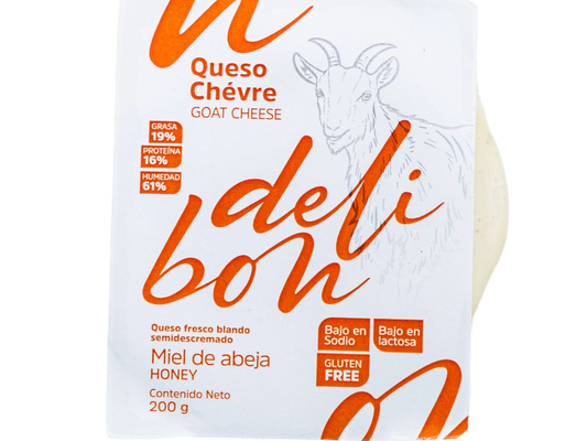 QUESO CHEVRE MIEL -  CABRA DELI BON 200G