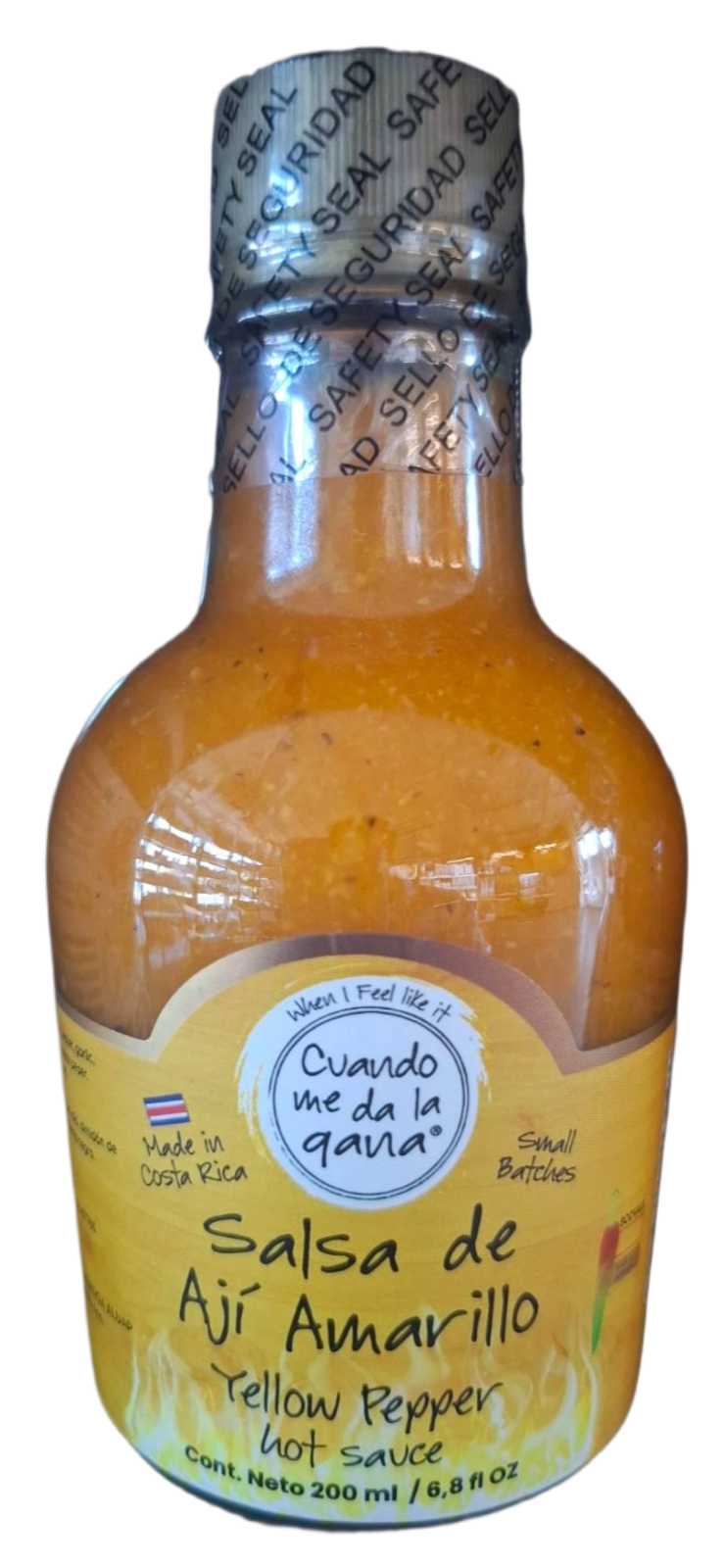 SALSA AJÍ AMARILLO CUAND ME DA LA GANA 200ml