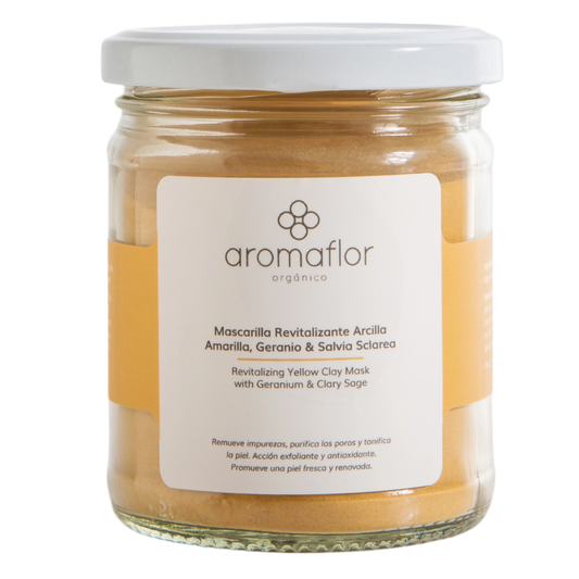 MASCARILLA REVITALIZANTE ARCILLA AROMAFLOR  250G