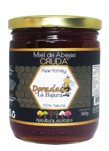 MIEL CRUDA DORADA LA BAJURA 560G