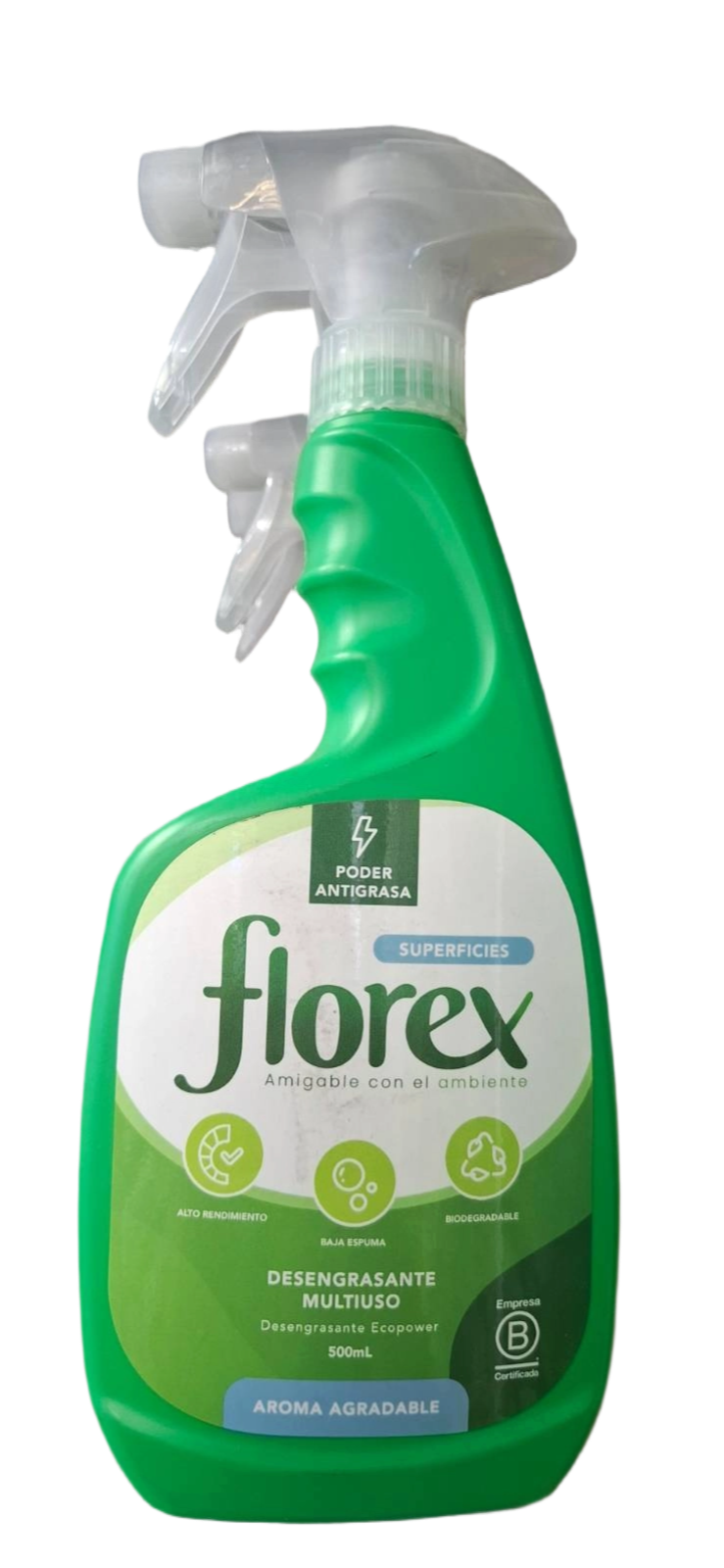 DESENGRASANTE MULTIUSO AROMA AGRADABLE FLOREX 500ML