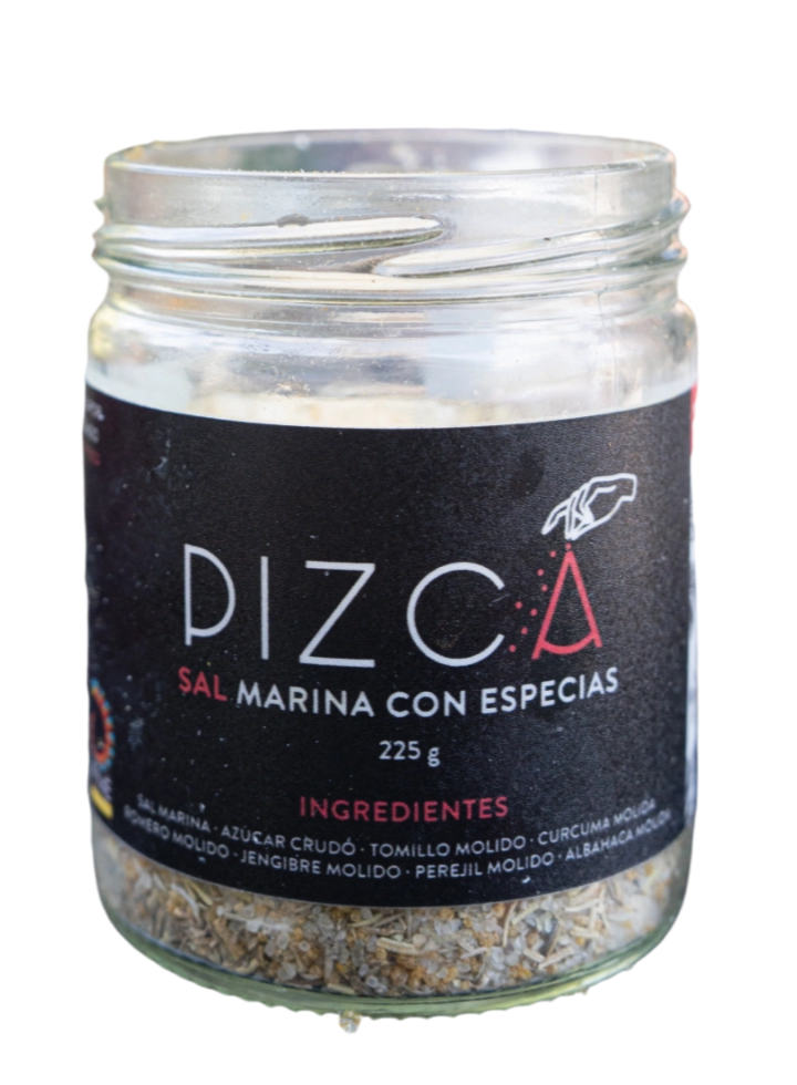 SAL MARINA CON ESPECIES PIZCA FRASCO 225G