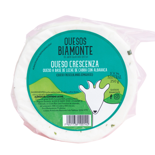 QUESO CRESCENZA CABRA BIAMONTE 250G