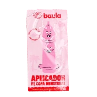 APLICADOR DE COPA MENSTRUAL BAULA