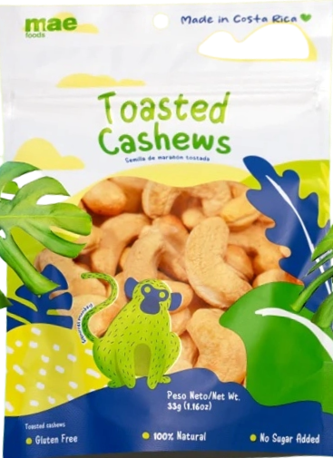 TOASTED CASHEWS MAE 33g