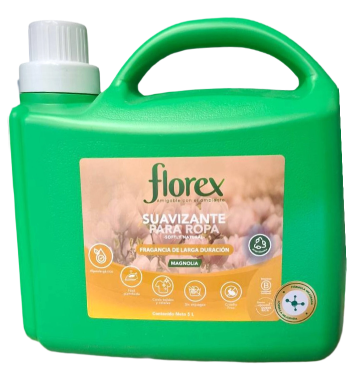 SUAVIZANTE ROPA MAGNOLIA FLOREX 5L