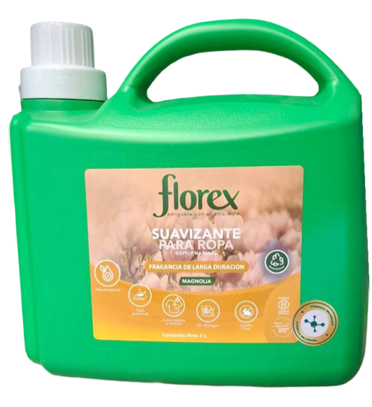 SUAVIZANTE ROPA MAGNOLIA FLOREX 5L