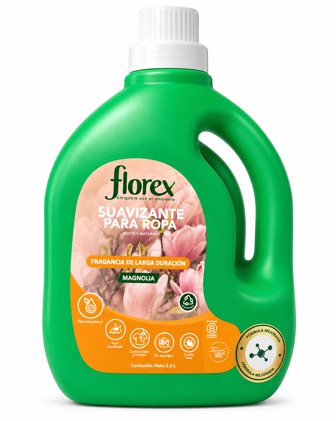 SUAVIZANTE ROPA MAGNOLIA FLOREX  2.8L