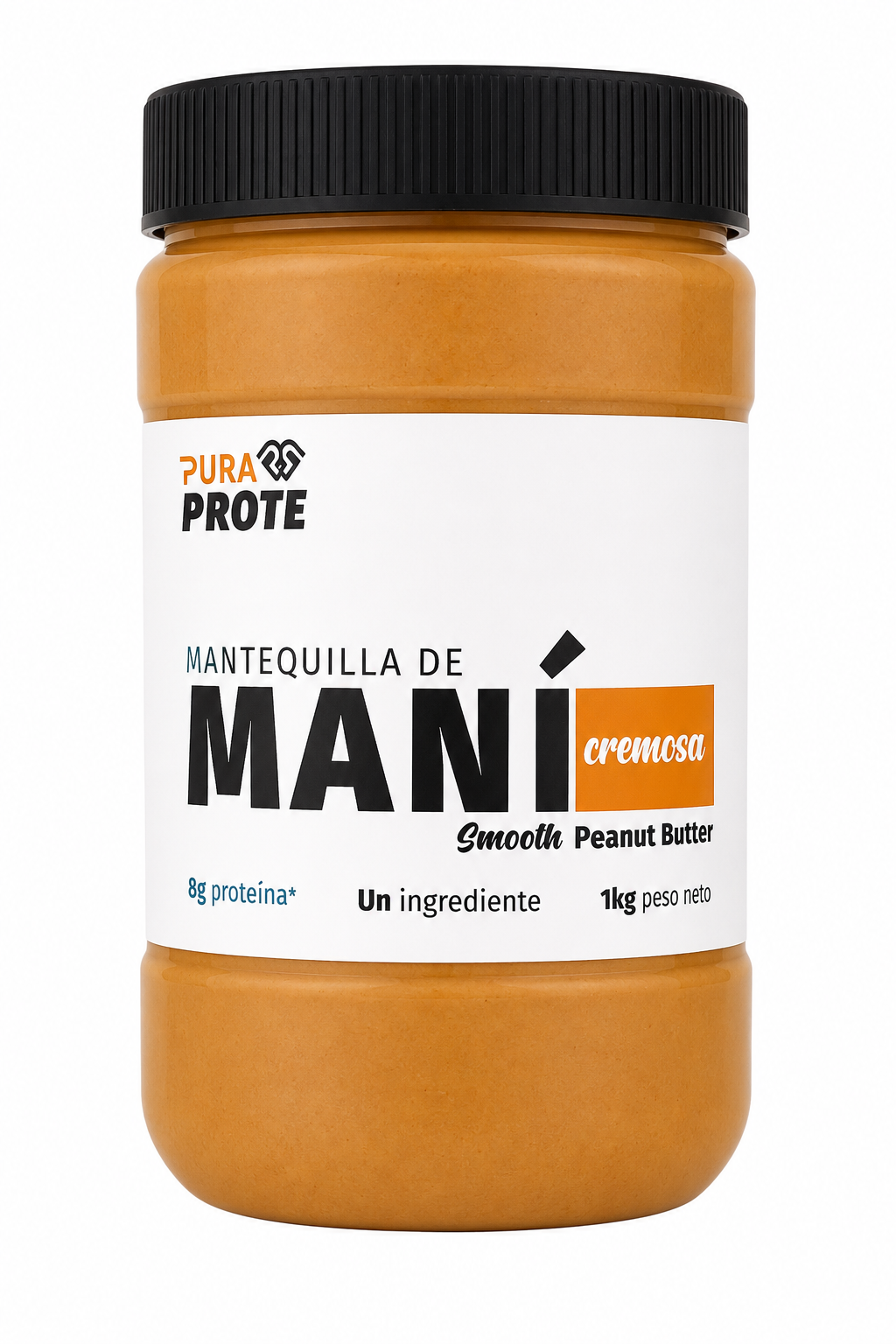 MANTEQUILLA DE MANÍ CREMOSA PURA PROTE 1KG