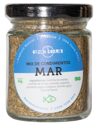CONDIMENTO MAR GREEN CORNER  FRASCO 40G