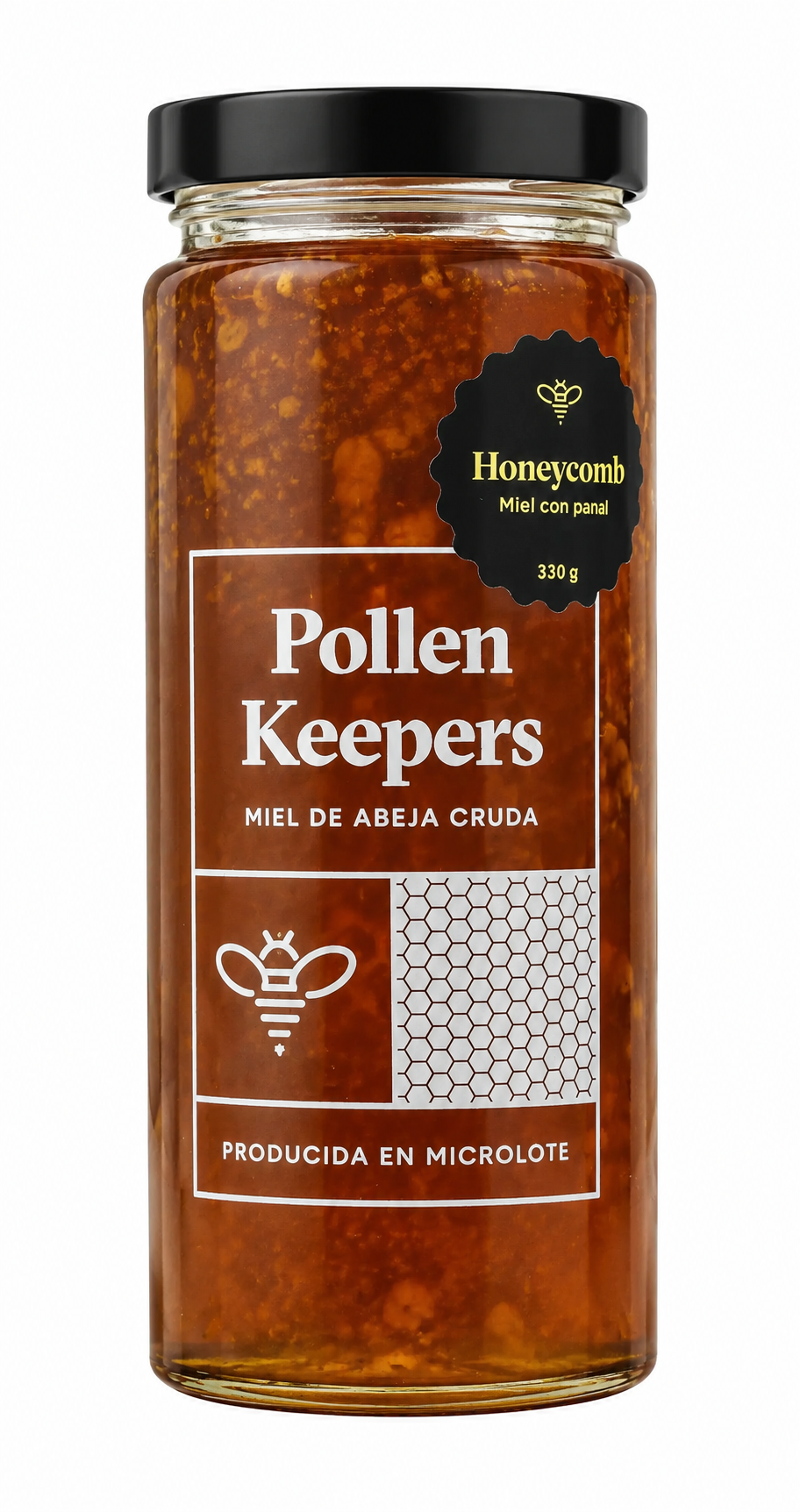 MIEL DE ABEJA CRUDA MILFLORES POLLEN KEEPERS 360g
