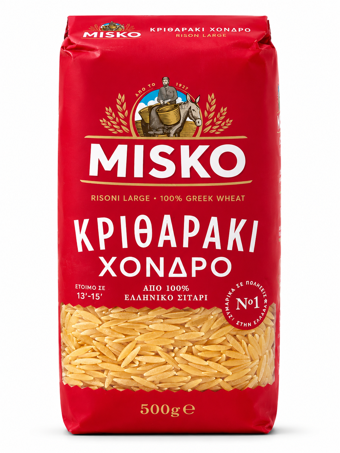PASTA DE SÉMOLA ORZO MISKO 500G