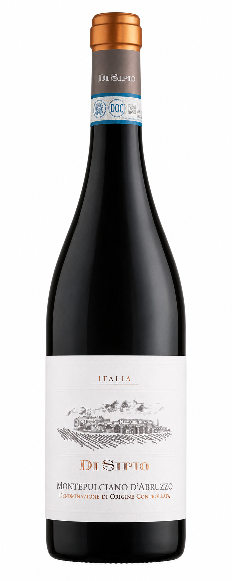 VINO TINTO MONTEPULCIANO D`ABRUZZO -ORGÁNICO - 750ML