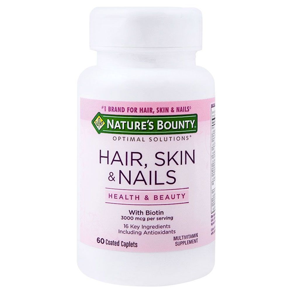 HAIR, SKIN & NAILS NATURE´S BOUNTY 60 CÁPSULAS