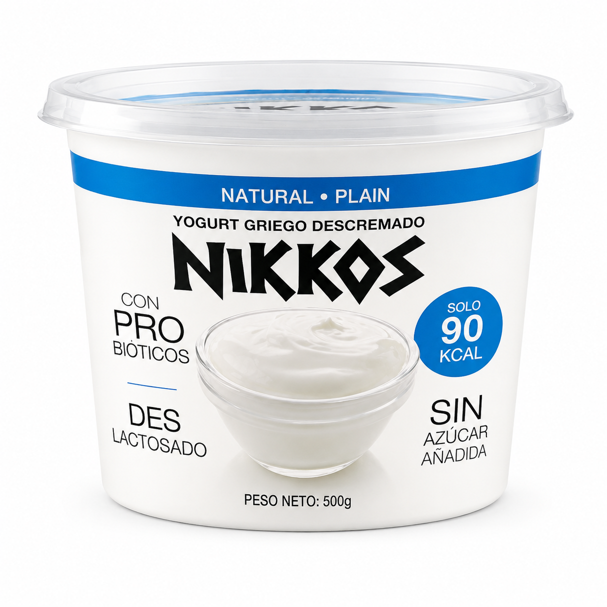 YOGURT GRIEGO NATURAL NATURAL NIKKOS 500G