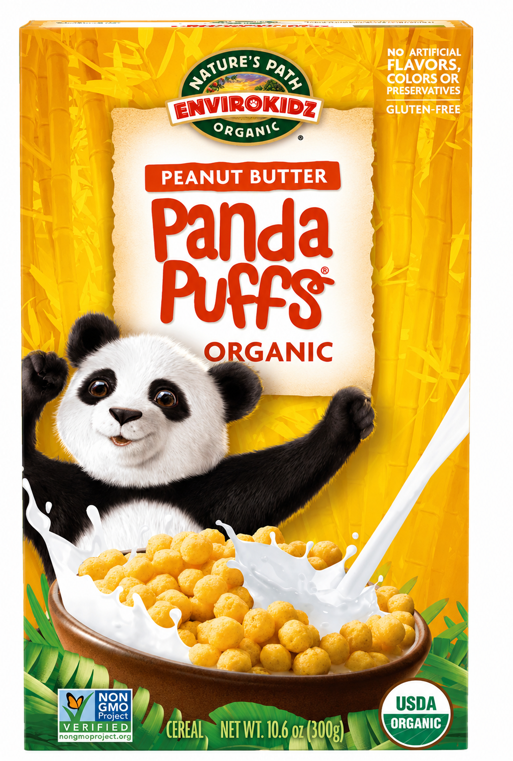CEREAL ORGÁNICO PANDA PUFFS NATURE´S PATH 300G