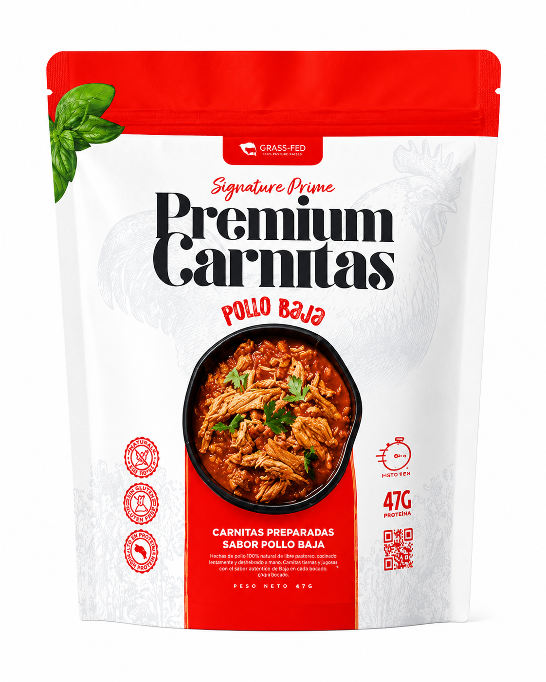POLLO BAJA MECHADO GRASS FED 500G